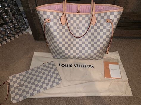 louis vuitton white m&